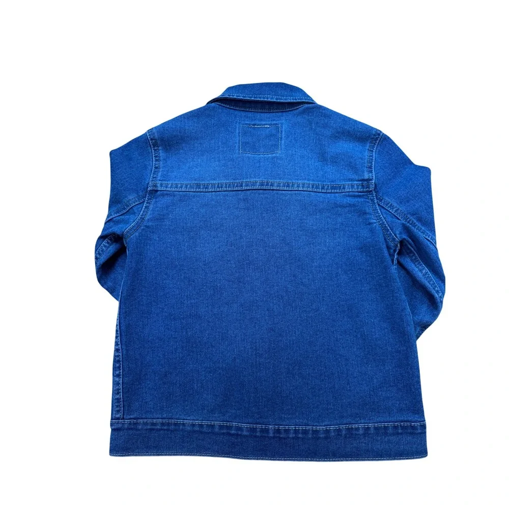 Levi's Girls Denim Trucker Jacket Medium Wash Blue Size 6/6X Classic Jean Jacket